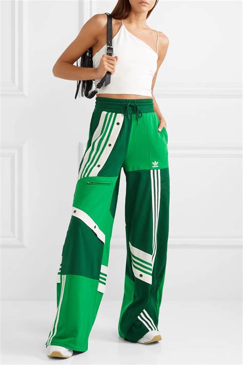 green adidas pants women.